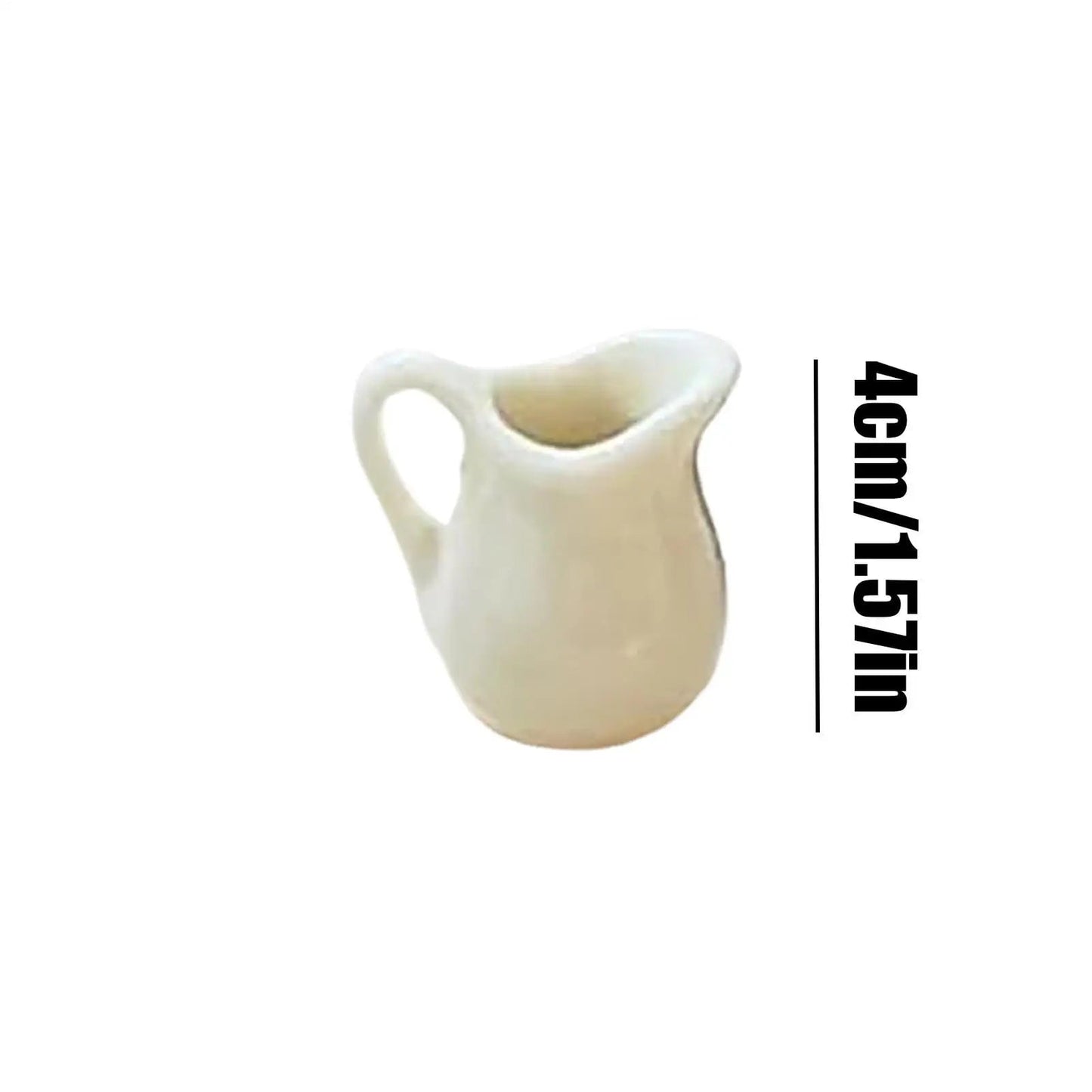 8Pcs Mini Ceramic Magnetic Bud Vases Set - Strong Fridge & Office
