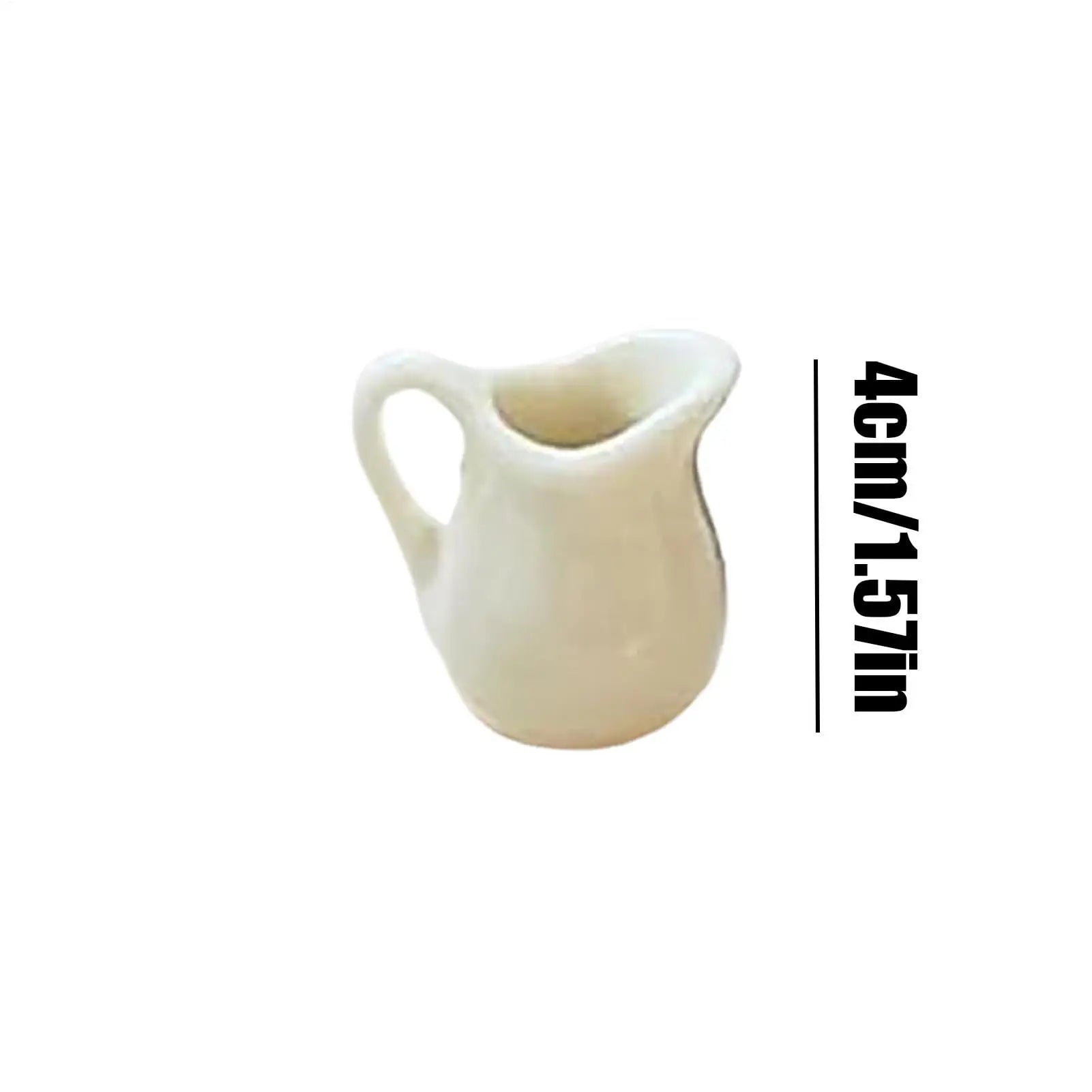 8Pcs Mini Ceramic Magnetic Bud Vases Set - Strong Fridge & Office