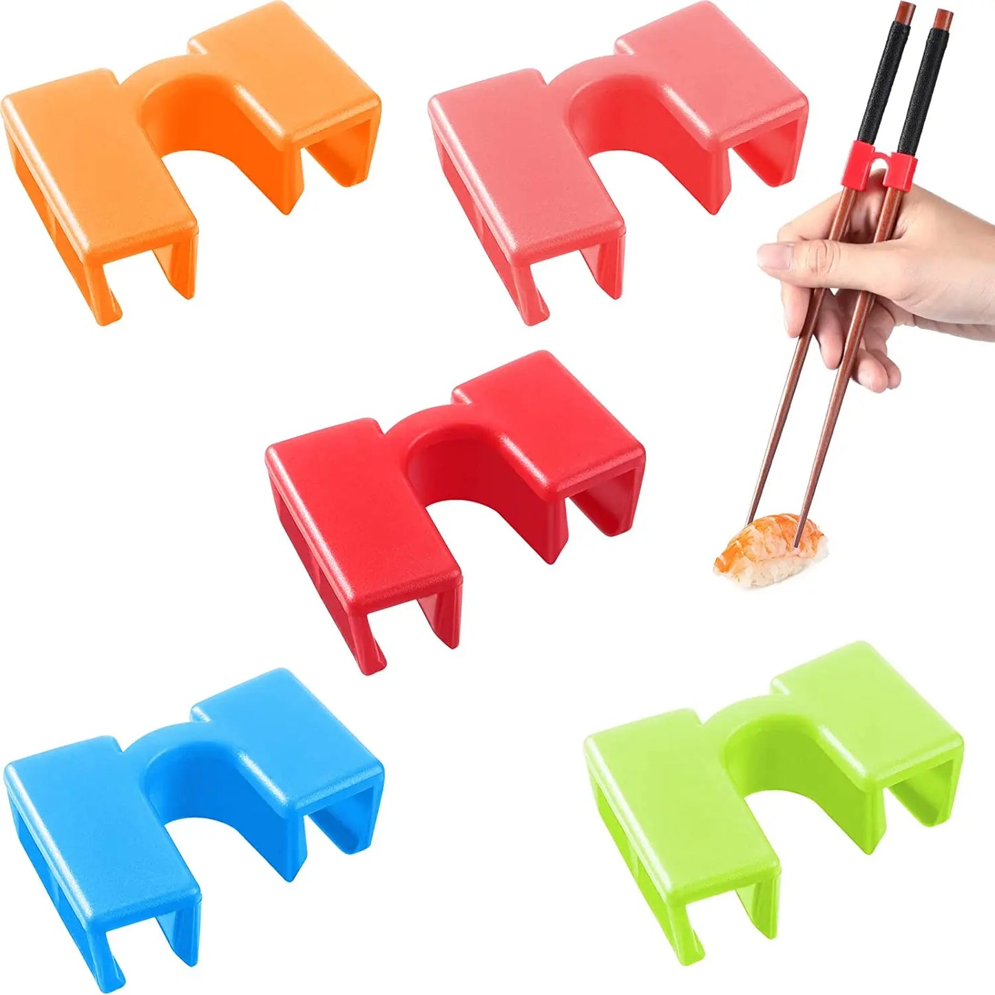 Reusable Training Chopsticks with Hinges Connector Adult Kids
