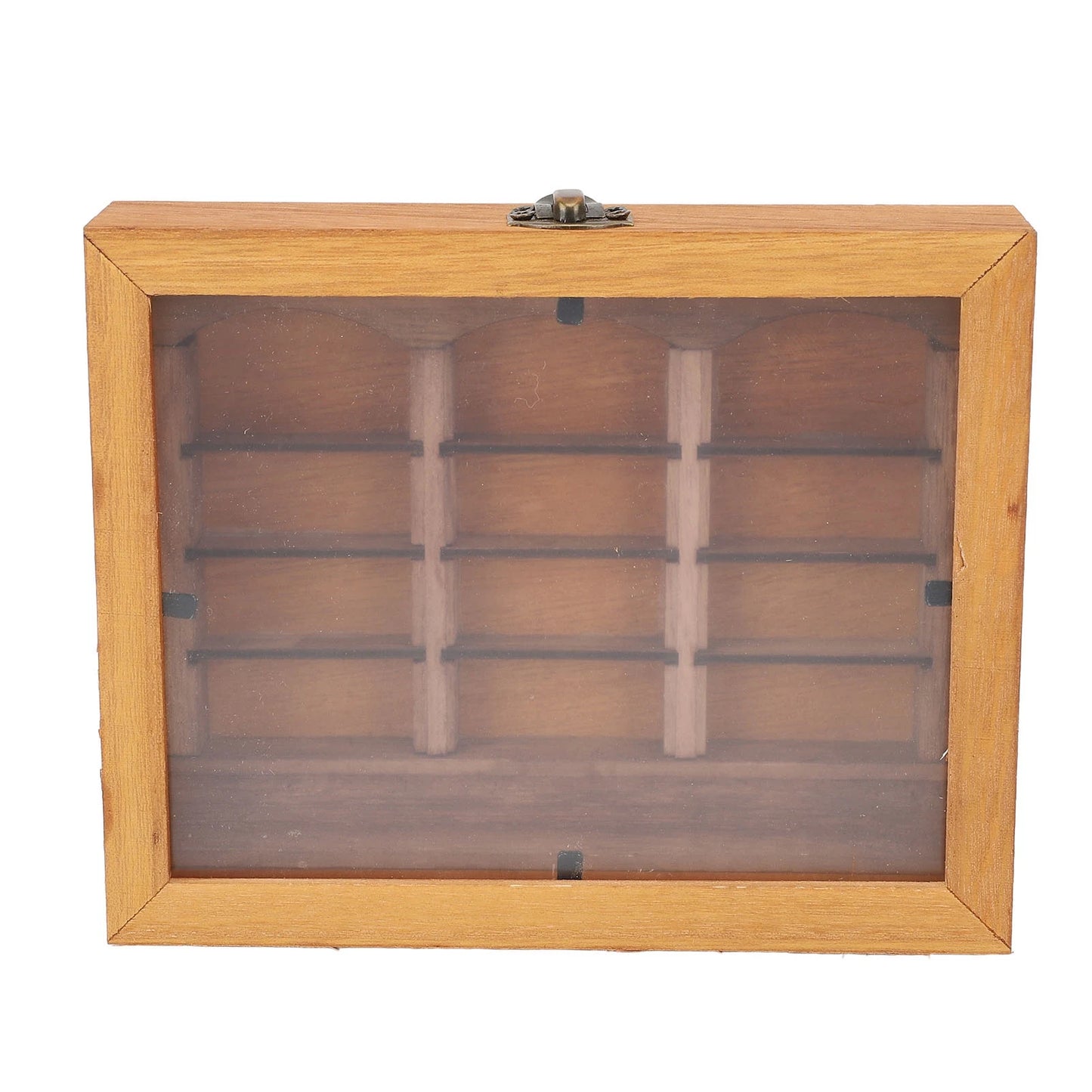 Miniature Wooden Bookshelf Display - Stress Relief Decorative Book Box