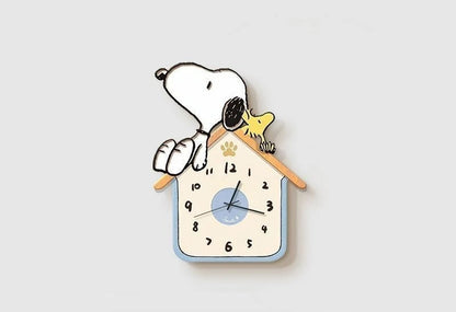 Snoopy Wall Clock - Cartoon Character Design Indoor Decor