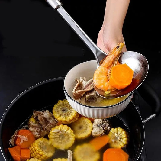 Professional Stainless Steel Cooking Spoon - Kitchen & BBQ Tool