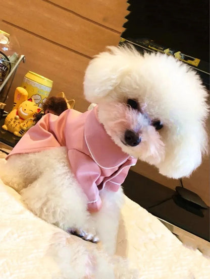 Luxury Summer Dog Pajama - Soft Comfortable Sleepwear for Small Dogs