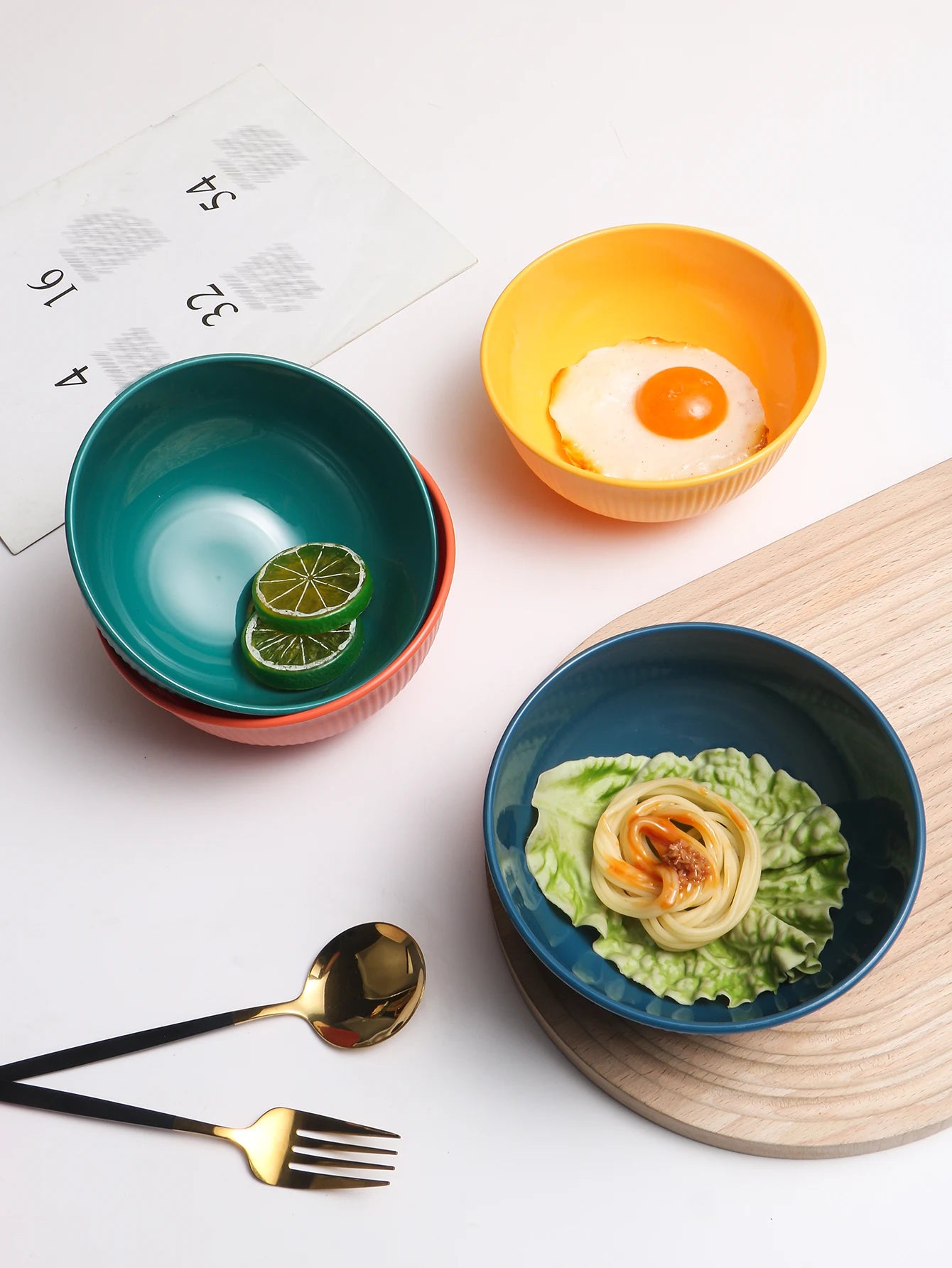 Plastic Bowl Set 4/11pcs - Microwave Dishwasher Safe Camping Kitchen