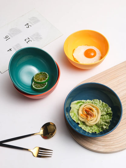 Plastic Bowl Set 4/11pcs - Microwave Dishwasher Safe Camping Kitchen