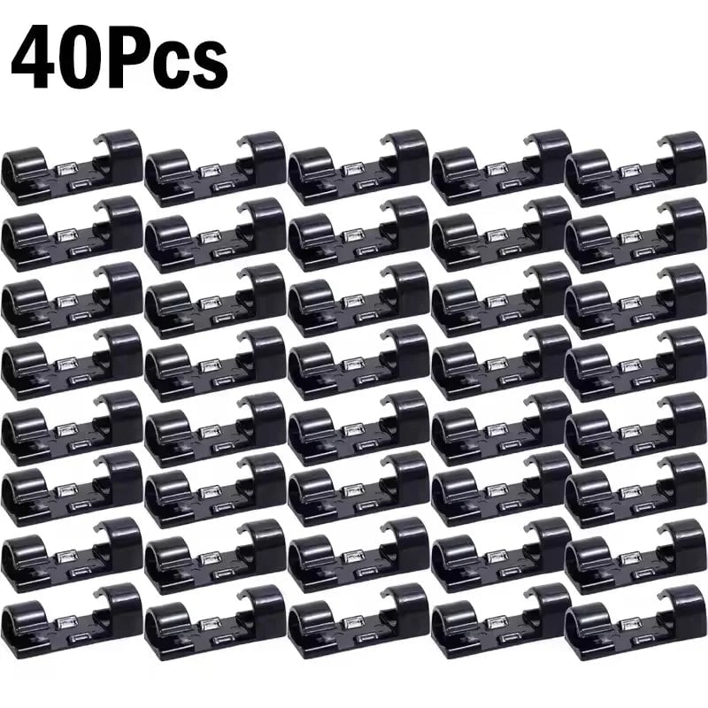 Self-Adhesive Cable Clips Organizer Wire Holder Cord Management