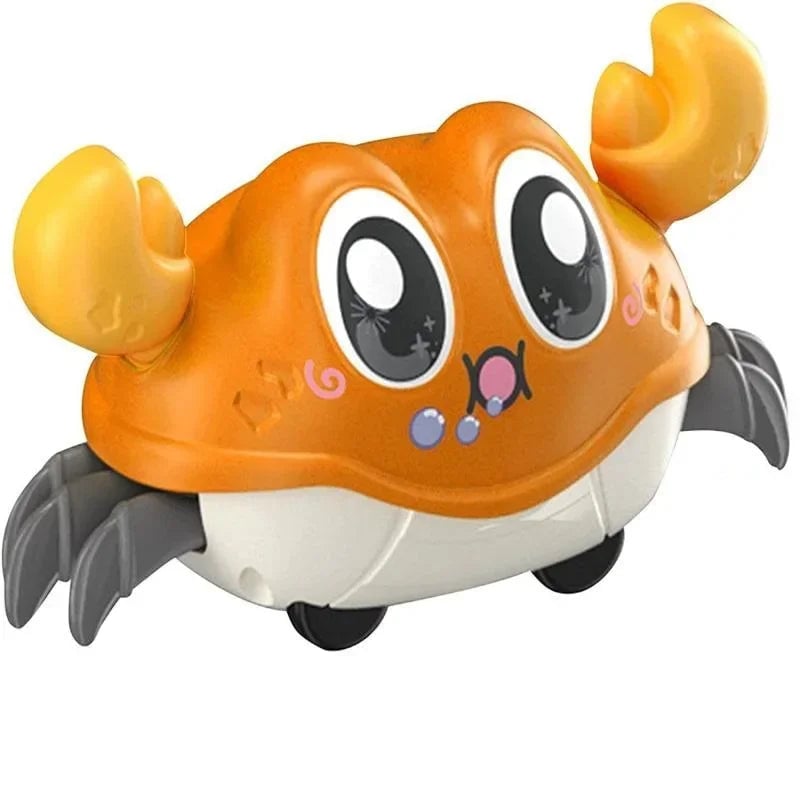 Double Force Walking Crab Sensory Toy Interactive Crawling Baby