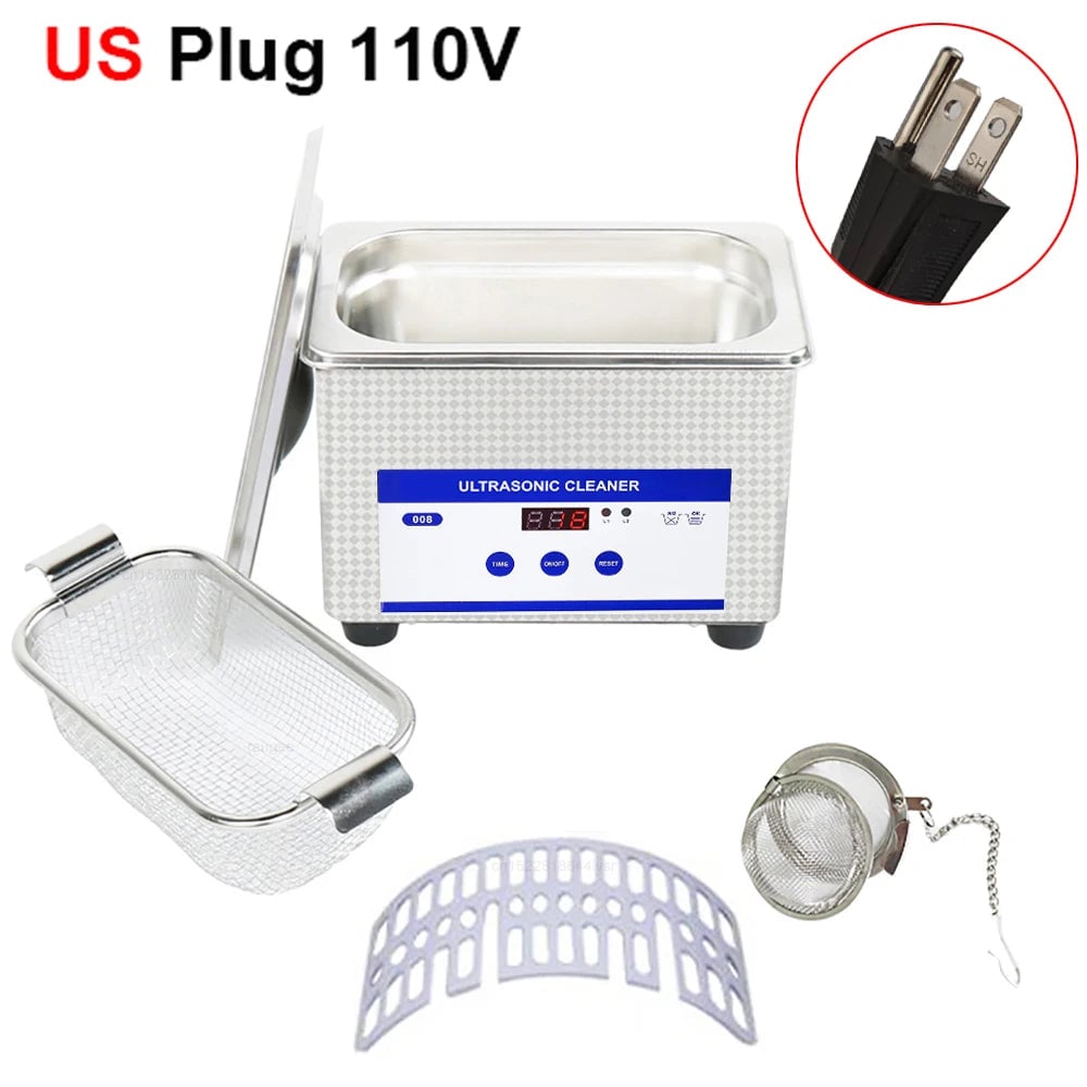 40kHz Ultrasonic Cleaner for Jewelry & Glasses - Professional Grade