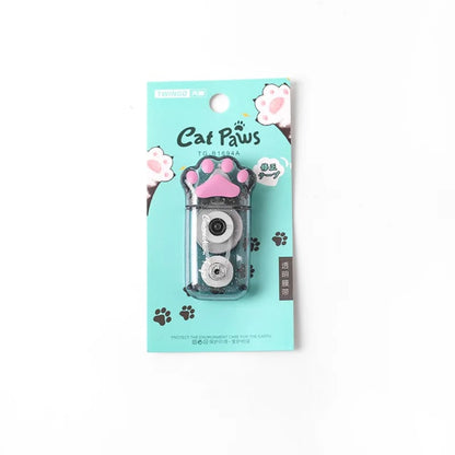 6M Cartoon Cat Claw Correction Tape - Quick Clean Writing Tool