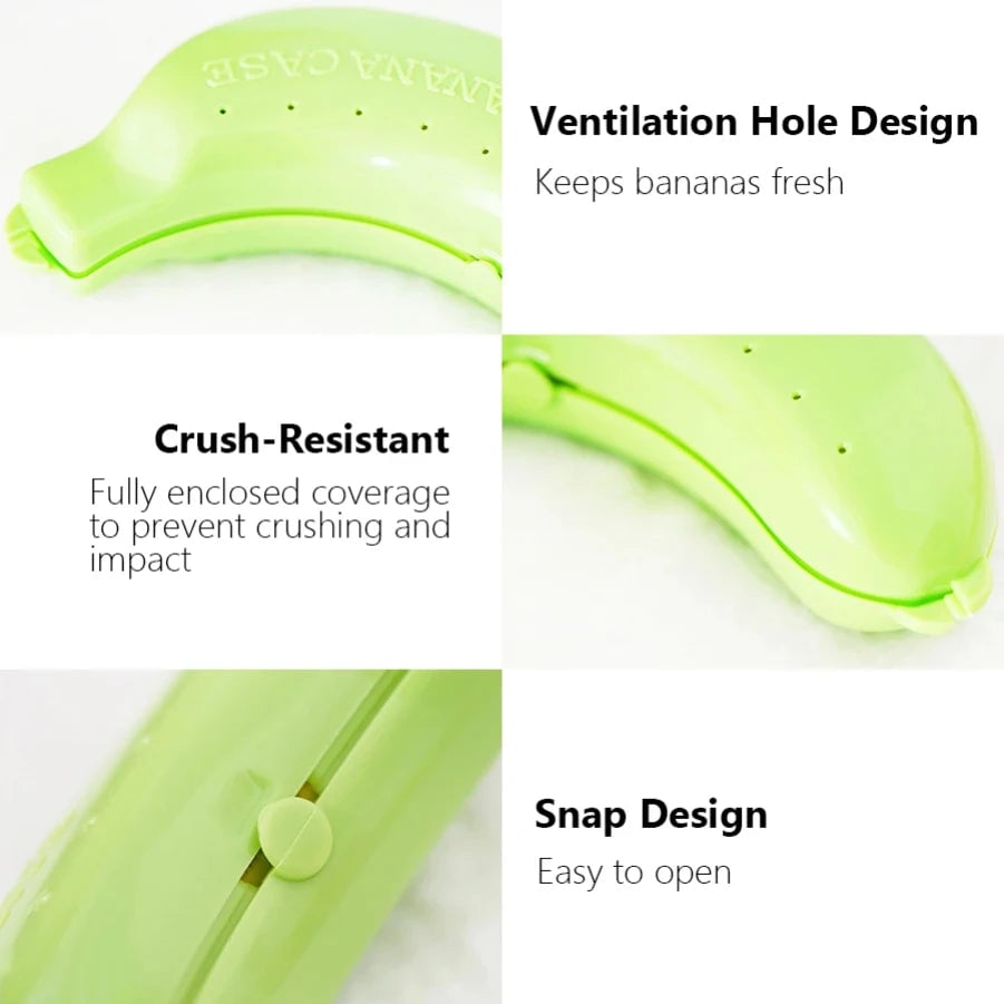 Banana Storage Box Outdoor Travel Case Protector Container Holder