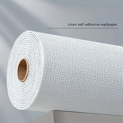 PVC Waterproof 3D Linen Self Adhesive Wall Stickers Bedroom Decor