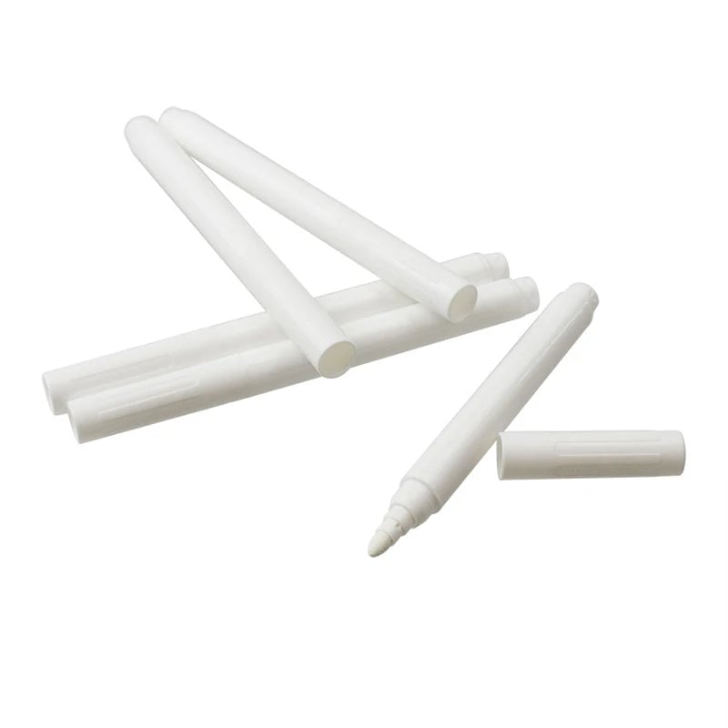 White Liquid Chalk Erasable Markers - Glass Window Blackboard Pens