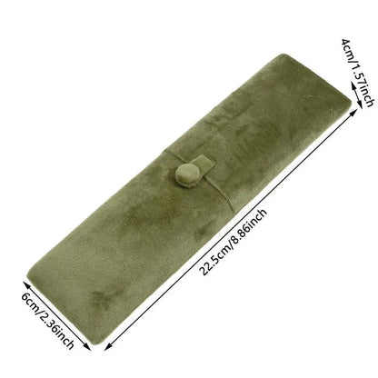 Luxury Corduroy Wedding Ring Box - Jewelry Storage for Rings Earrings