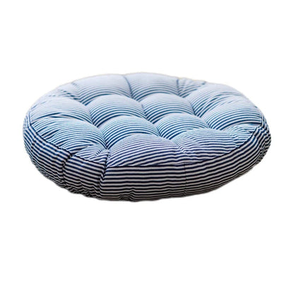 Large Round Cotton Linen Floor Cushion - Thickened Meditation Yoga