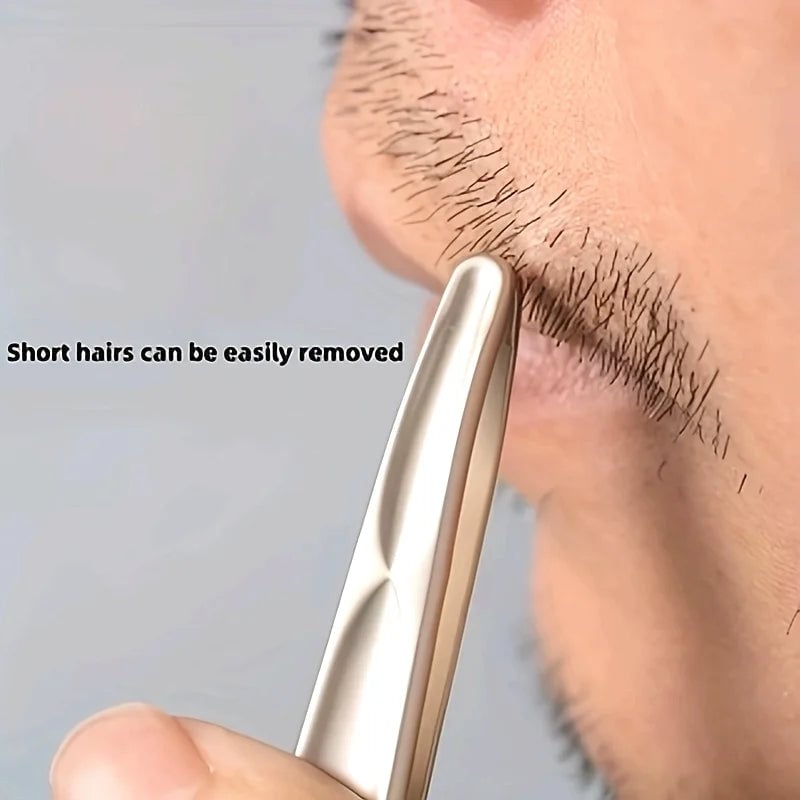 Premium Round Head Tweezers - Precision Eyebrow & Facial Hair Removal