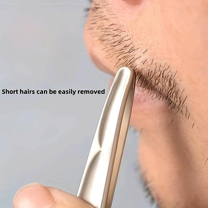 Premium Round Head Tweezers - Precision Eyebrow & Facial Hair Removal