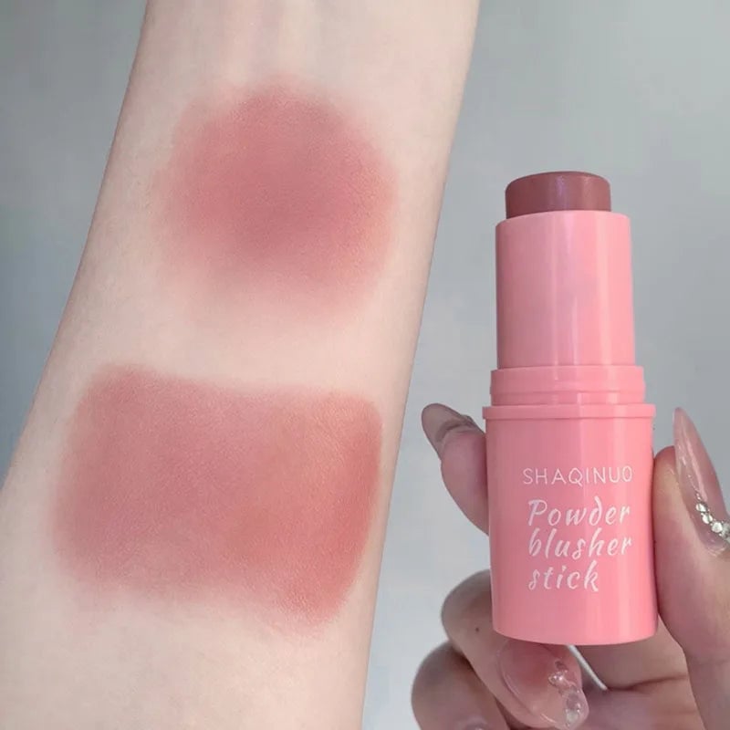 Waterproof Natural Cheek Blush Stick - Moisturizing Peach Contour