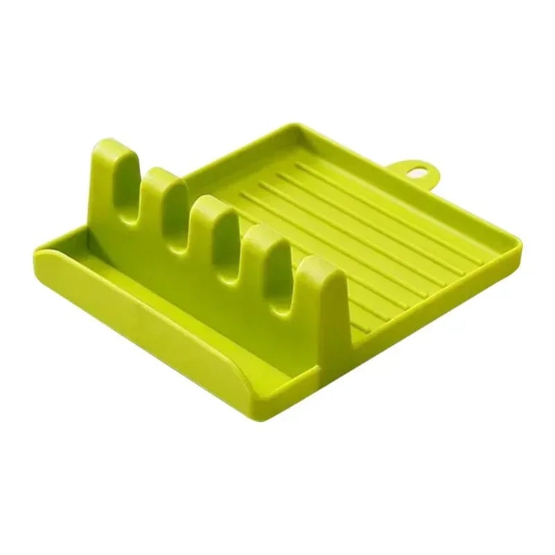 Multi-Purpose Kitchen Organizer - Spoon Rest, Fork & Spatula Rack