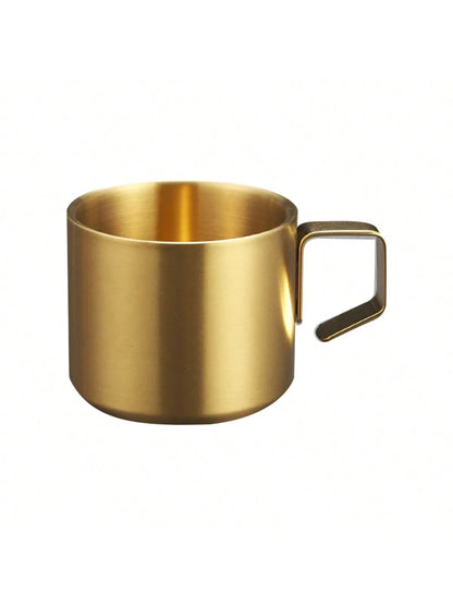 Stainless Steel Double Wall Insulated Coffee Mug with Handle 12oz