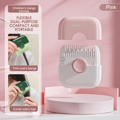 2-in-1 Hair Cutting Trimmer Comb - Bangs Shaving Thinning Tool