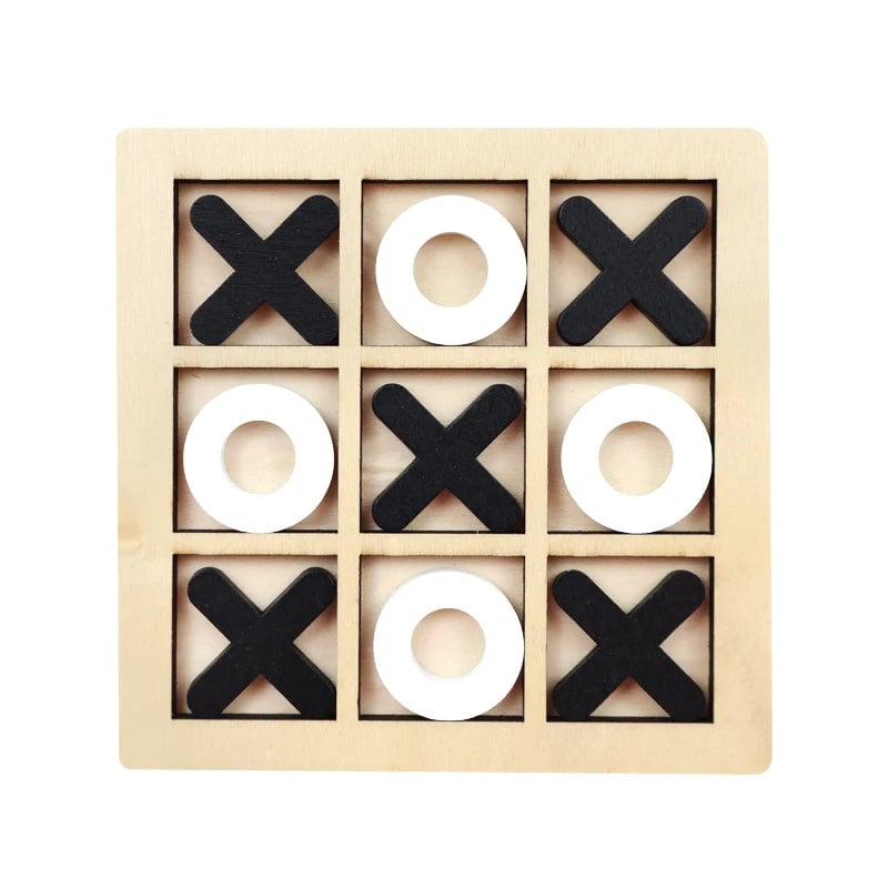 Wooden Chess Puzzle Educational Toy - Montessori Brain Training Game