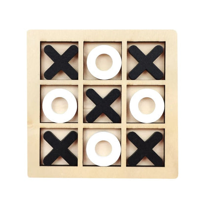 Wooden Chess Puzzle Educational Toy - Montessori Brain Training Game