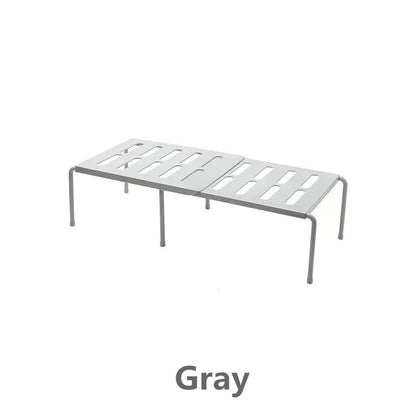 Multi-Purpose Storage Shelf Organizer - Kitchen Wardrobe Cabinet