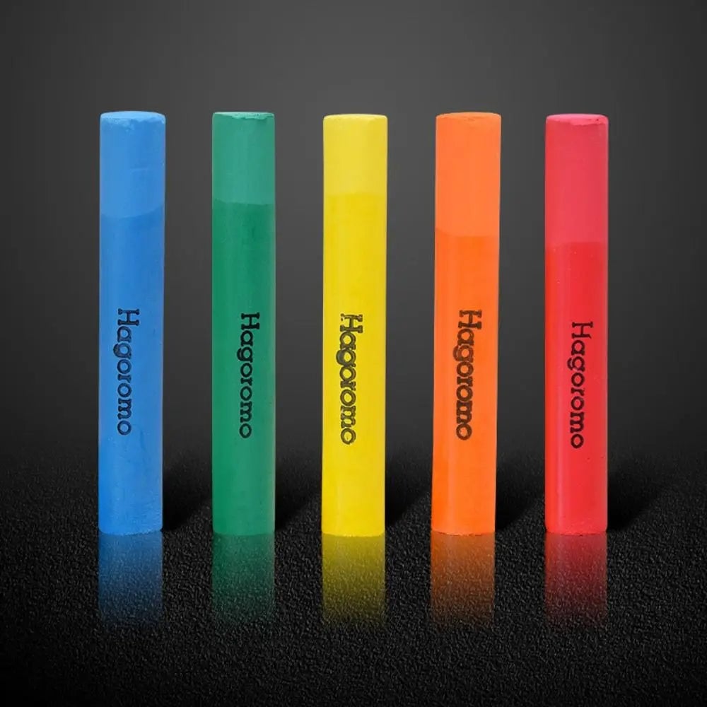 Dust-Free Chalk Sticks White/Multicolor Adjustable Powder Formula