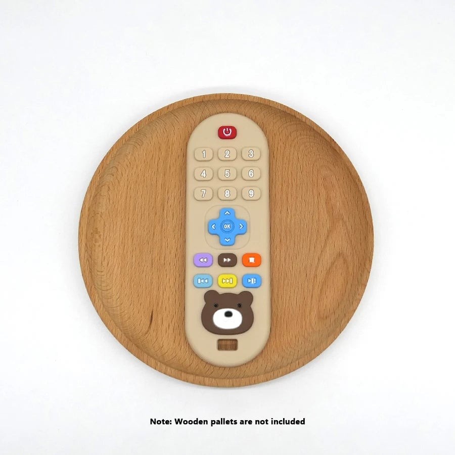 Silicone Remote Control Baby Teether Toys 1-4 Pack Kids Safe