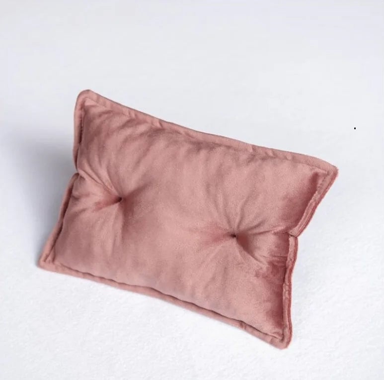 Velvet Newborn Photography Posing Cushion - Mini Baby Pillow Prop
