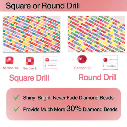 Full Round Diamond Painting Kit Tree Moon Landscape Mosaic Art