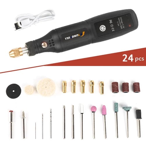 Mini USB Electric Rotary Tool - Wireless Drill for Engraving Jewelry