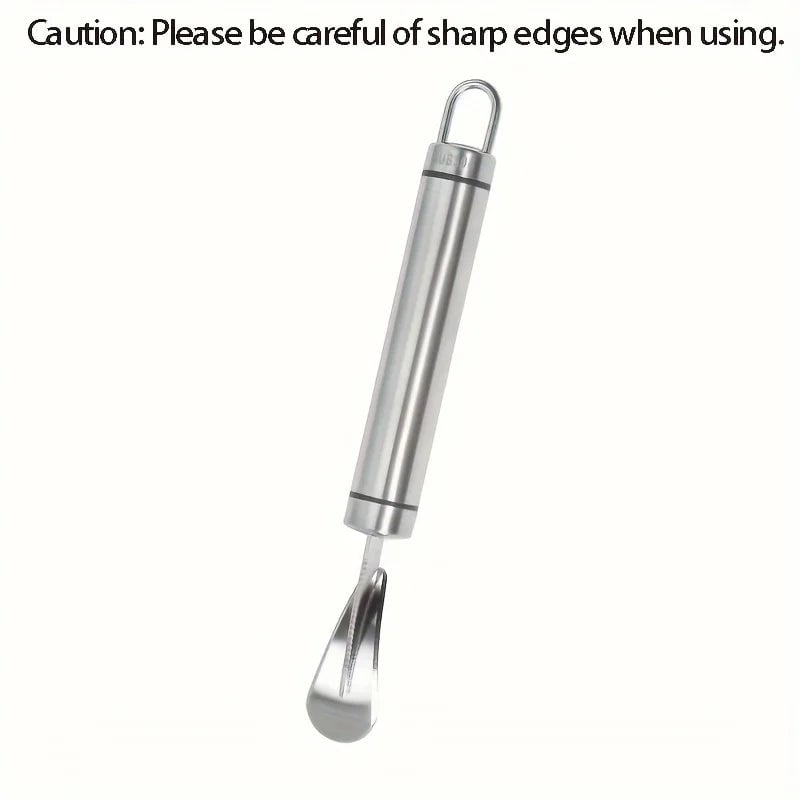 Stainless Steel Citrus Peeler Tool with Handle - Orange Lemon