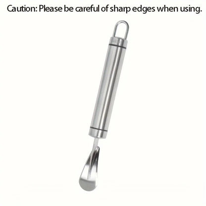 Stainless Steel Citrus Peeler Tool with Handle - Orange Lemon