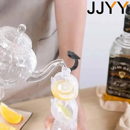 4 Cavity Silicone Whiskey Ice Ball Mold - Premium Cocktail Maker