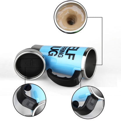 450ml Stainless Steel Automatic Stirring Electric Mixing Cup Thermal
