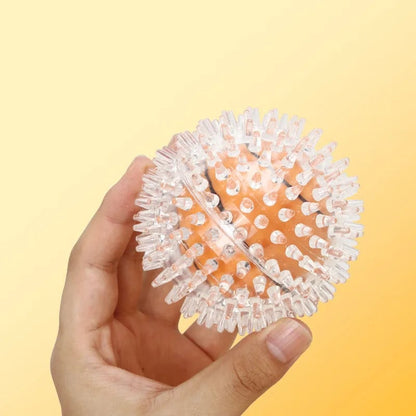 Spiky Dog Toy Ball - Teeth Cleaning Chew Interactive Exercise