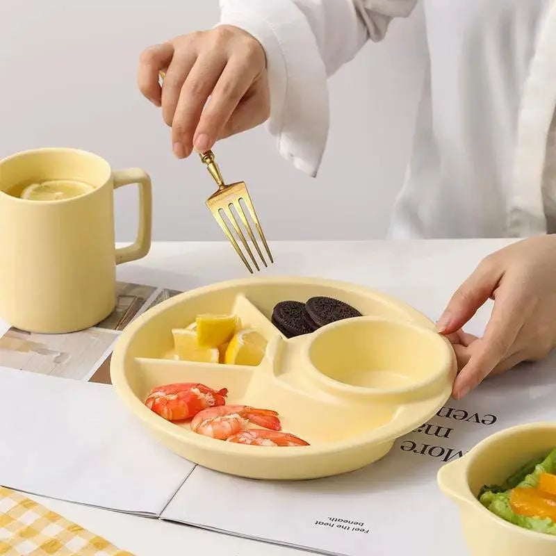 Round Multi-Purpose Serving Plate - Fruit, Snacks, Desserts & Dips