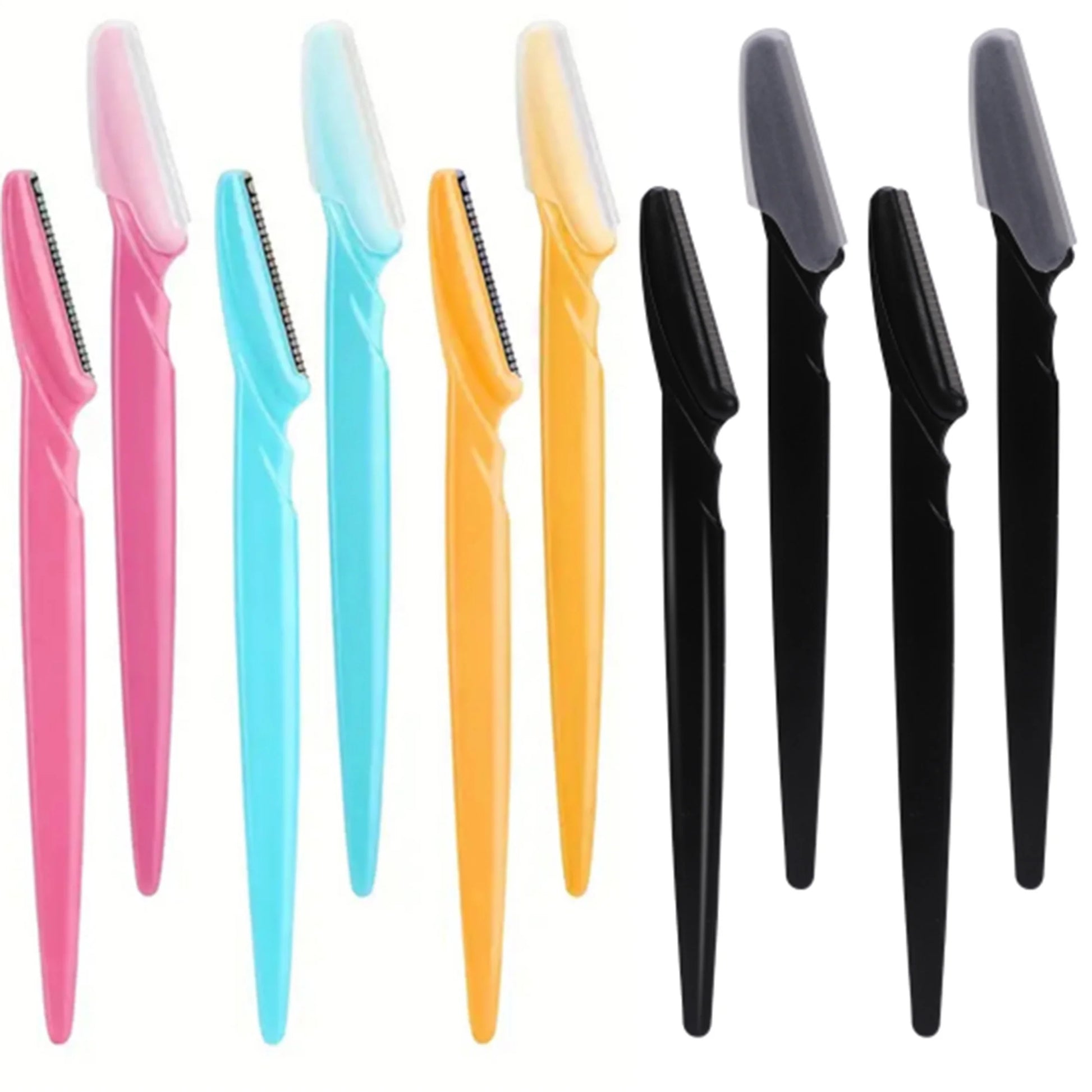 Brow & Face Razor Set 5-40pcs - Eyebrow Hair Trimmer with Cover