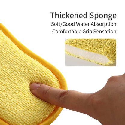 3PCS Magic Cleaning Sponges Multi-Purpose Kitchen Bathroom Scrubber