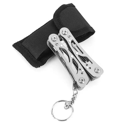 Stainless Steel Multi-Tool Pliers - Folding Camping Survival Tool
