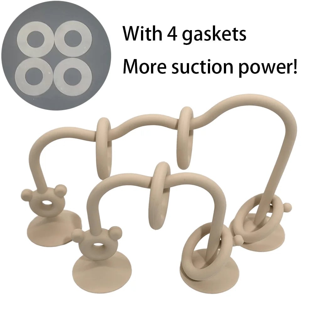 Silicone Baby Bead Puzzle Toy - Early Education Learning Game