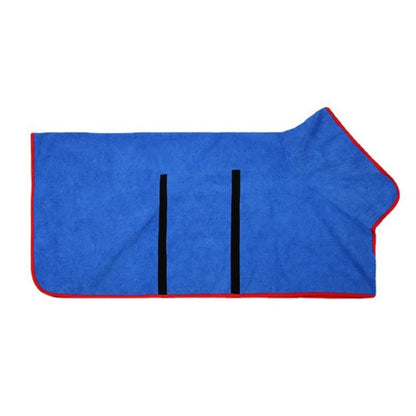 Absorbent Dog Bathrobe Quick-Dry Pet Bath Towel Full Body Wrap