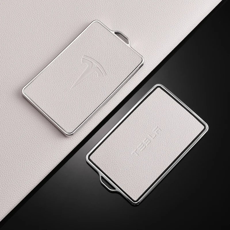 TPU Leather Tesla Key Fob Case NFC Compatible Model 3/S/X/Y Cover