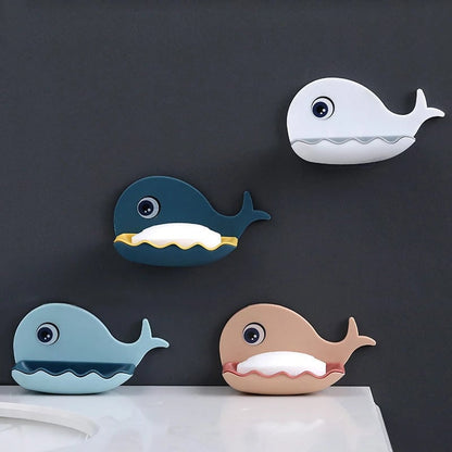 Cartoon Soap Box Drain Holder - Bathroom Shower Storage Tray