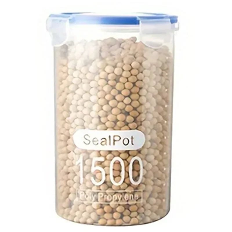 Airtight Plastic Grain Storage Container - Food Storage Jar Tank