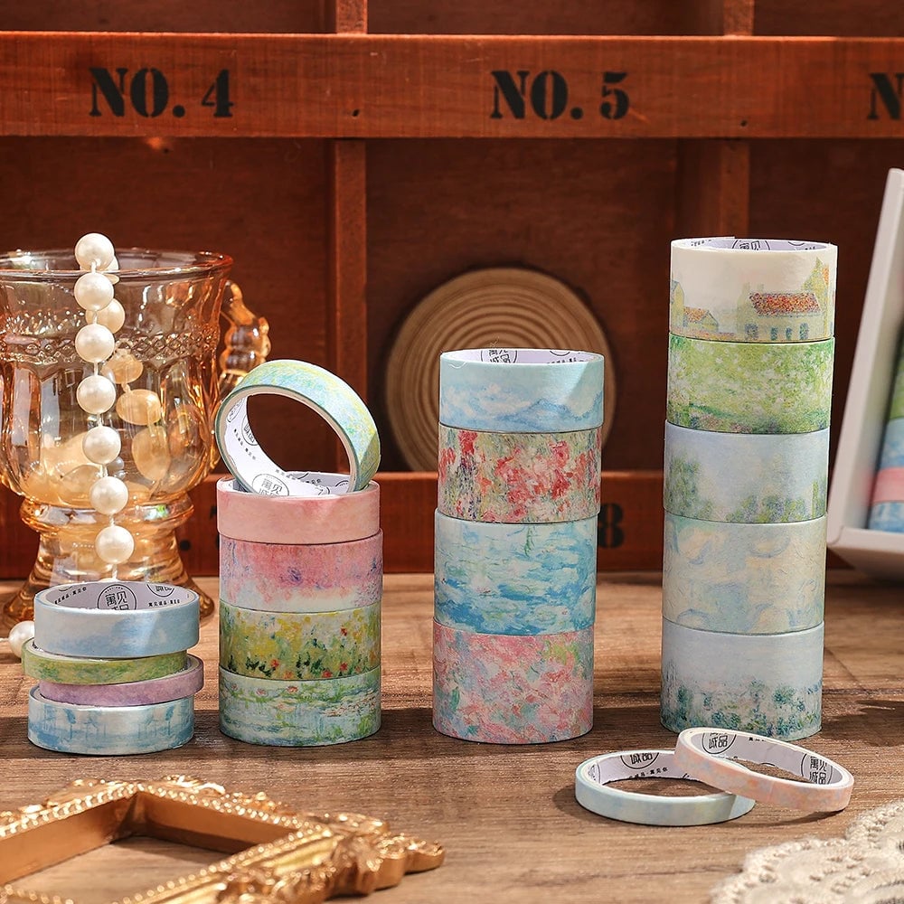 20 Rolls Vintage Garden Washi Tape Set 2M Each Scrapbook Journal