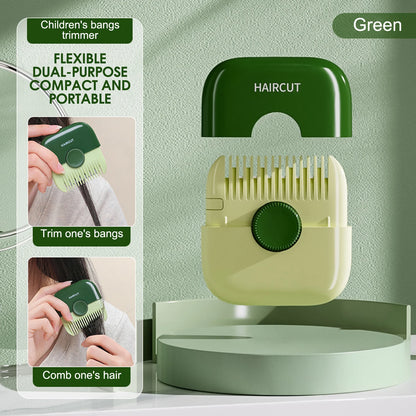 2-in-1 Hair Cutting Trimmer Comb - Bangs Shaving Thinning Tool