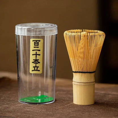 Bamboo Matcha Tea Set - Chasen Whisk & Chashaku Spoon Kit