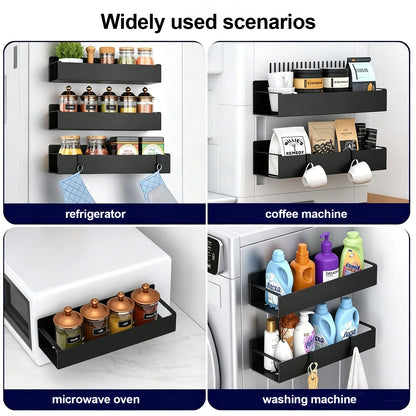 Magnetic Side Storage Rack for Refrigerator & Washing Machine